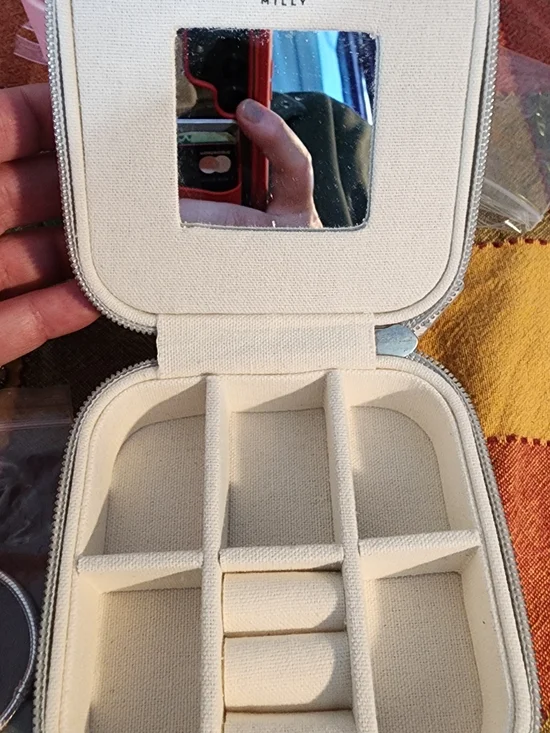 Pandora Silver Bracelet NEW, 2 Charms &  Jewelry Travel Case - Picture 10 of 16